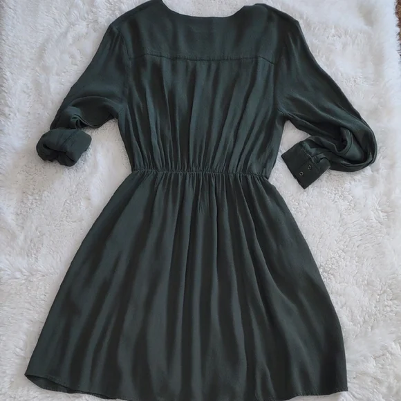MAEVE Elegant Green Women's Dress - Picture 17 of 17
